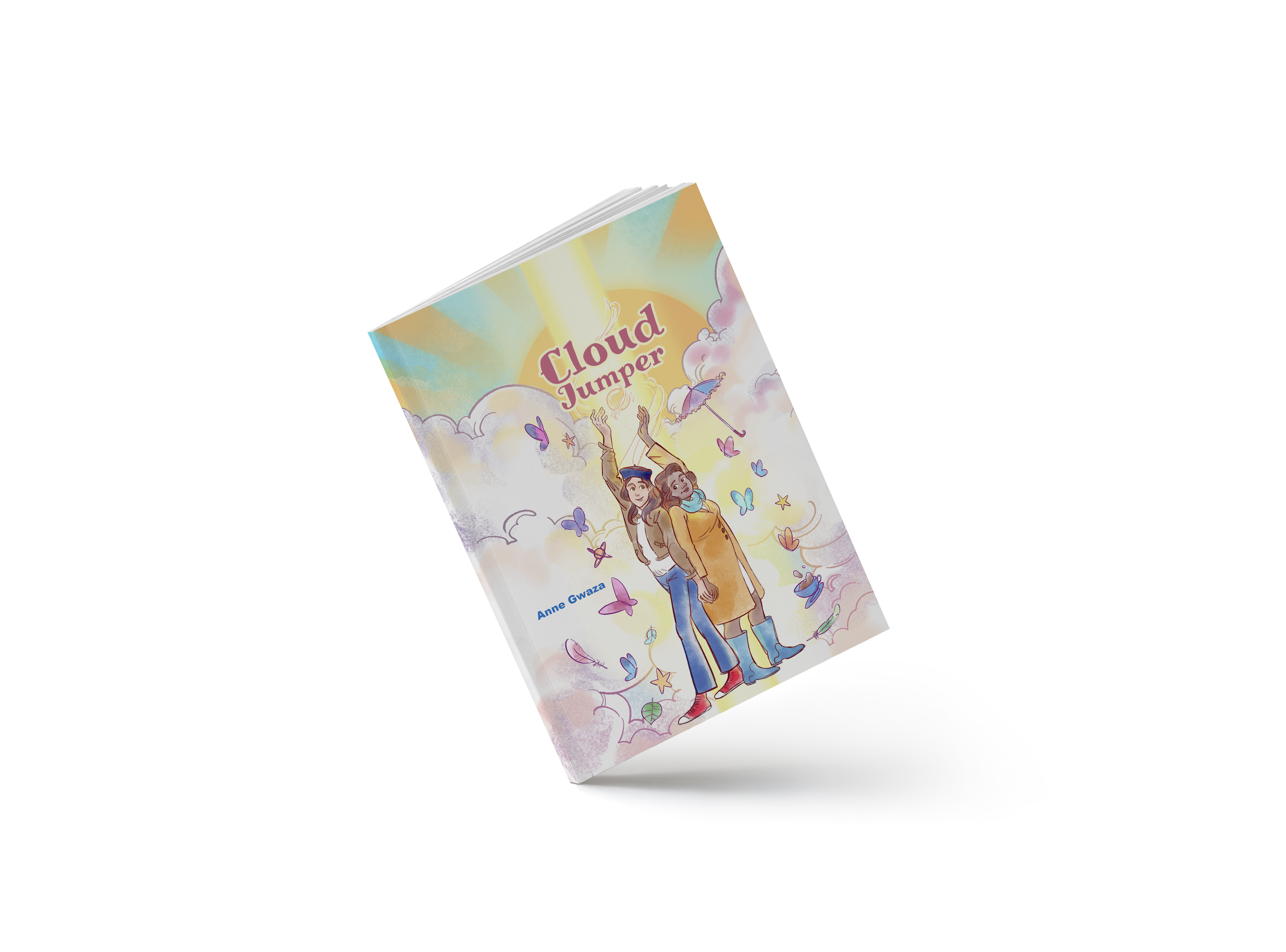 Cloud Jumper book cover by Anne Gwaza